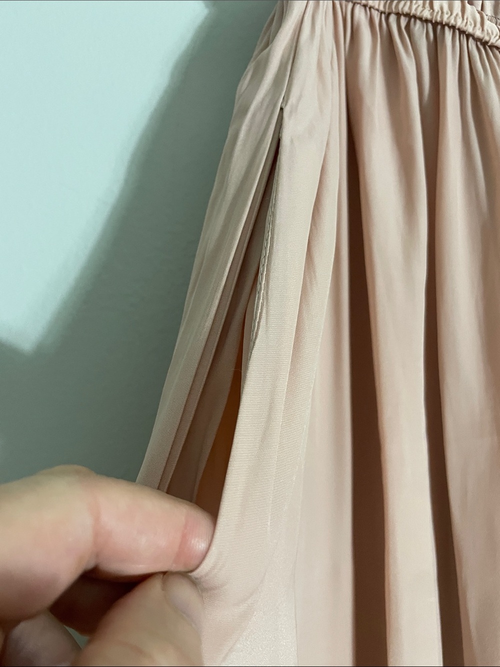 Tahari Blush Pink Maxi Skirt - Picture 5 of 14